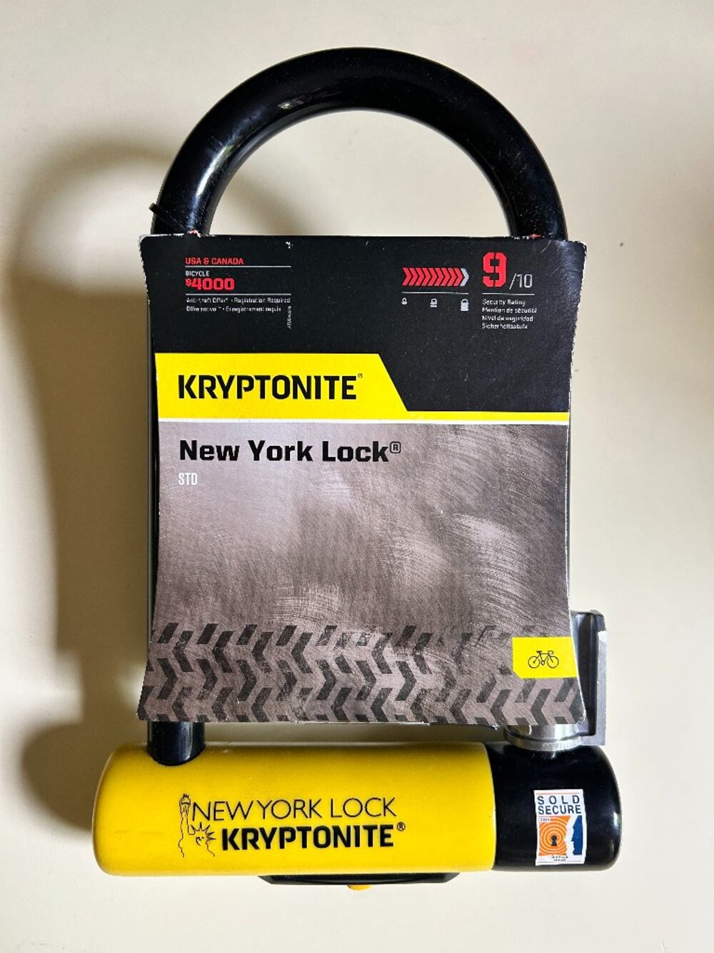 Kryptonite Lock New York Standard U-Lock